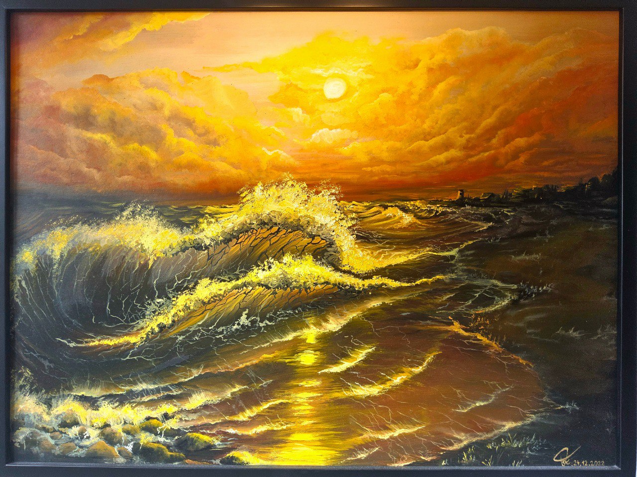 Sonnenuntergang am Meer